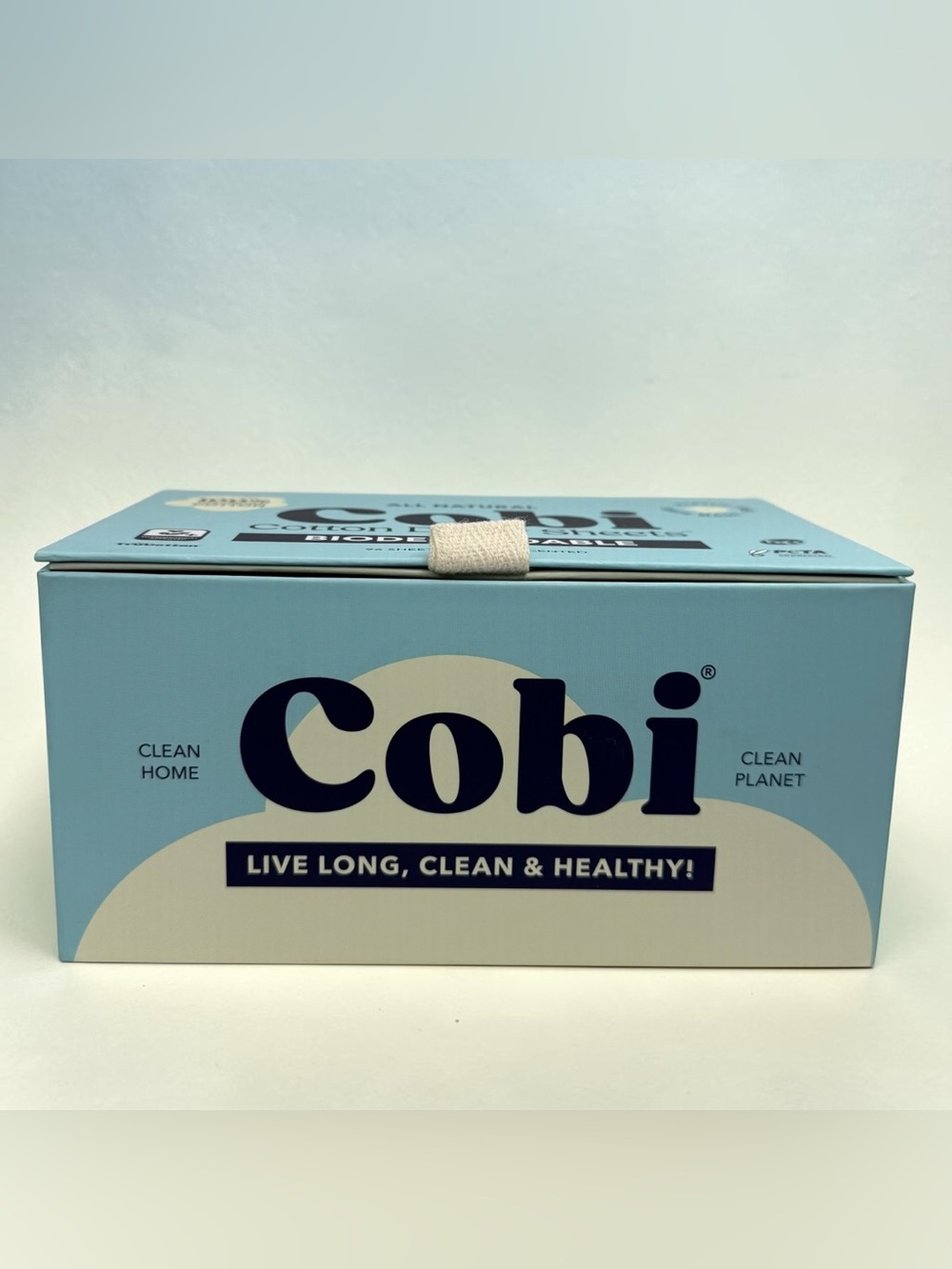 Cobi Dryer Sheets Eco Friendly 96 Count Clean Scent Plastic Free Plant Based